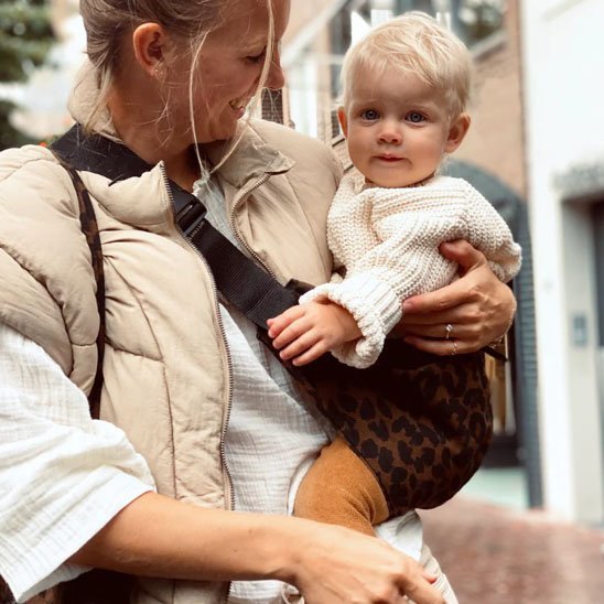 Écharpe de portage en coton bio | Sécurité & Confort - Rachelbusiness