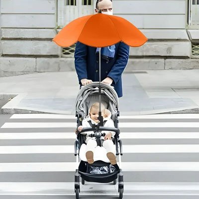 Ombrelle pour poussette | Protection UV Universelle - Rachelbusiness