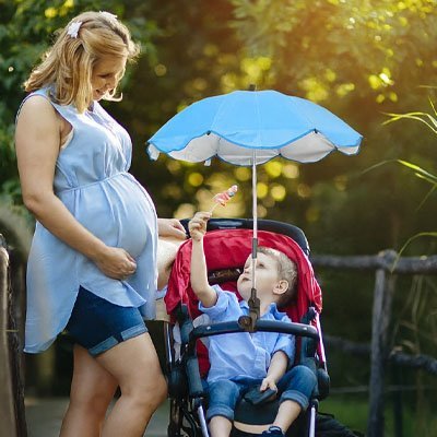 Ombrelle pour poussette | Protection UV Universelle - Rachelbusiness