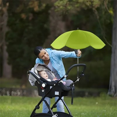 Ombrelle pour poussette | Protection UV Universelle - Rachelbusiness