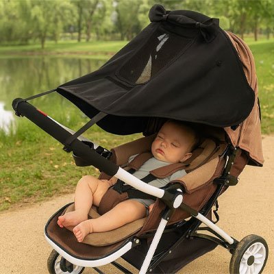 Parasol pour poussette | Protection UV Premium - Rachelbusiness