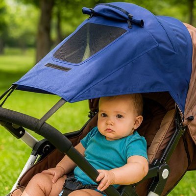 Parasol pour poussette | Protection UV Premium - Rachelbusiness